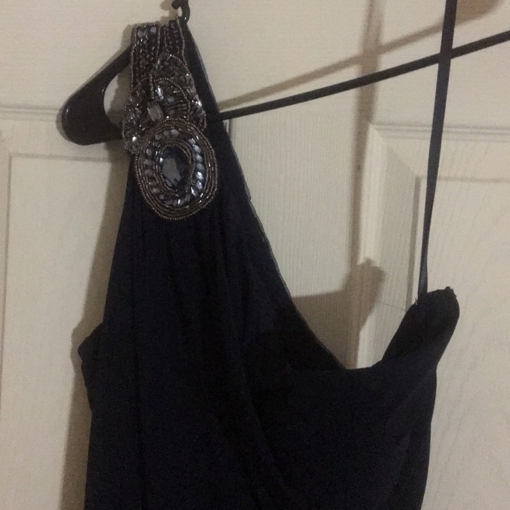 Long blue dress. Size 16. $5.00